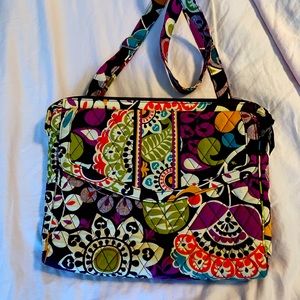 Vera Bradley Large Crossbody in Plum Crazy